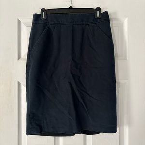 Black pencil skirt